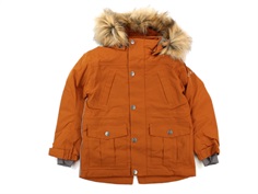 En Fant winter jacket leather brown